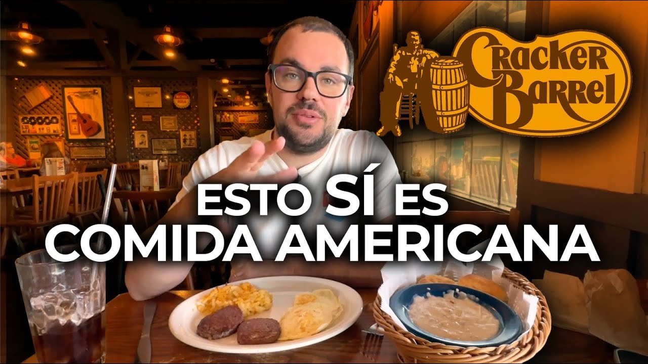 Comida REAL del sur de ESTADOS UNIDOS. CRACKER BARREL. ¿Mi nuevo restaurante favorito?