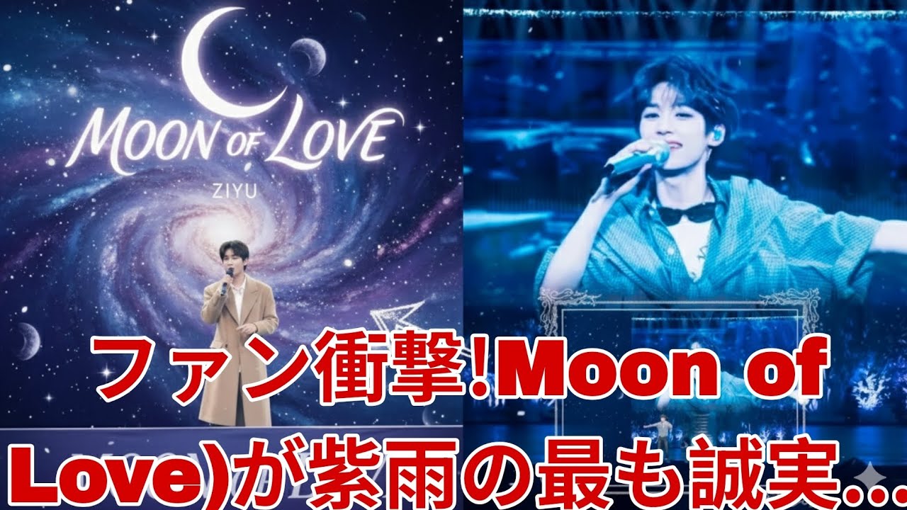 ファン衝撃！「Moon of Love」が紫雨の最も誠実な曲と言われる理由
