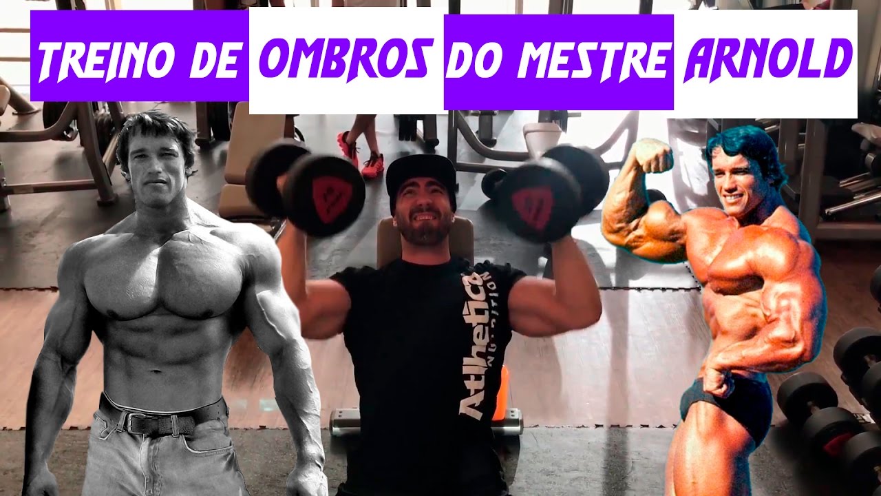 TREINO DE OMBROS DO ARNOLD SCHWARZENEGGER