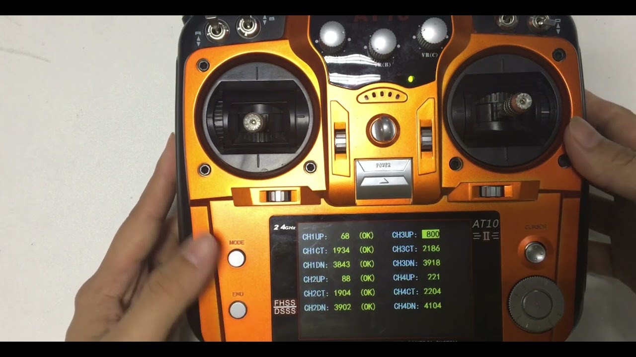 How to Re calibrate Joysticks of Radiolink 12CH 10CH transmitter AT10II
