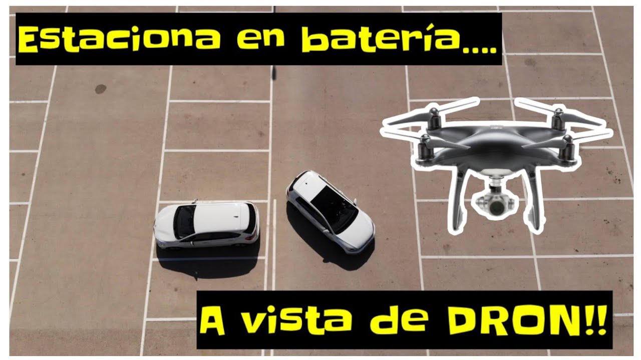 ➡️Como ESTACIONAR en BATERIA a vista de DRON!!!!🔴⚡️