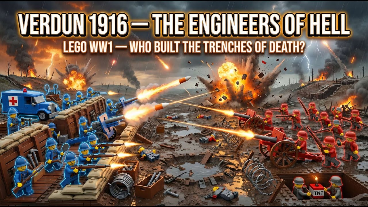 LEGO WW1 Battle of Verdun — The Engineers of Hell  Lego Military Animation