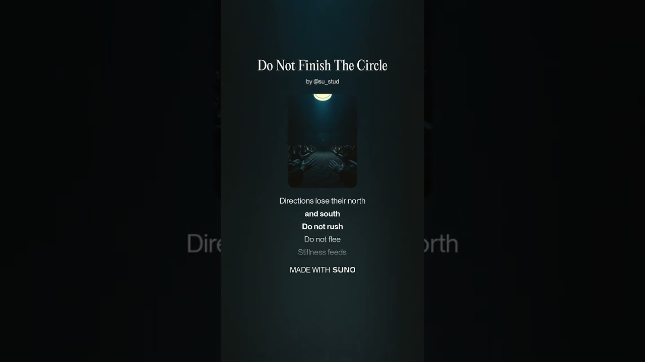 Do Not Finish The Circle