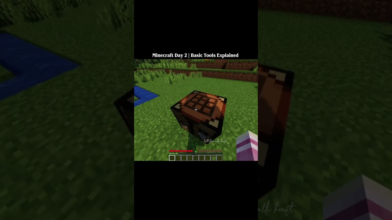 Learn how to play Minecraft in Tamil Day 2.Basic tools explained. #minecraftbuilds #minecraftshorts
