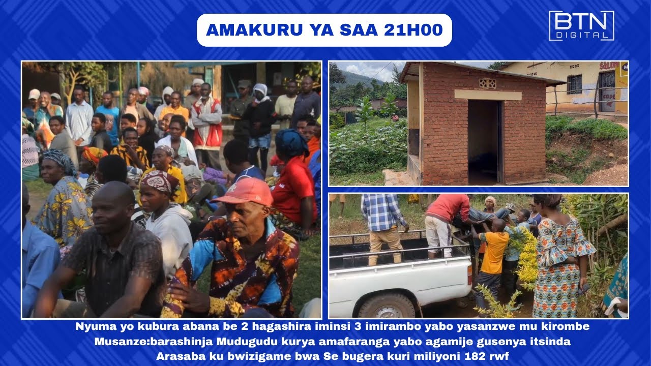 #AMAKURU 21H:28/05/2025:Nyuma yo kubura abana 2 hagashira iminsi 3 imirambo yabo yasanzwe mu kirombe