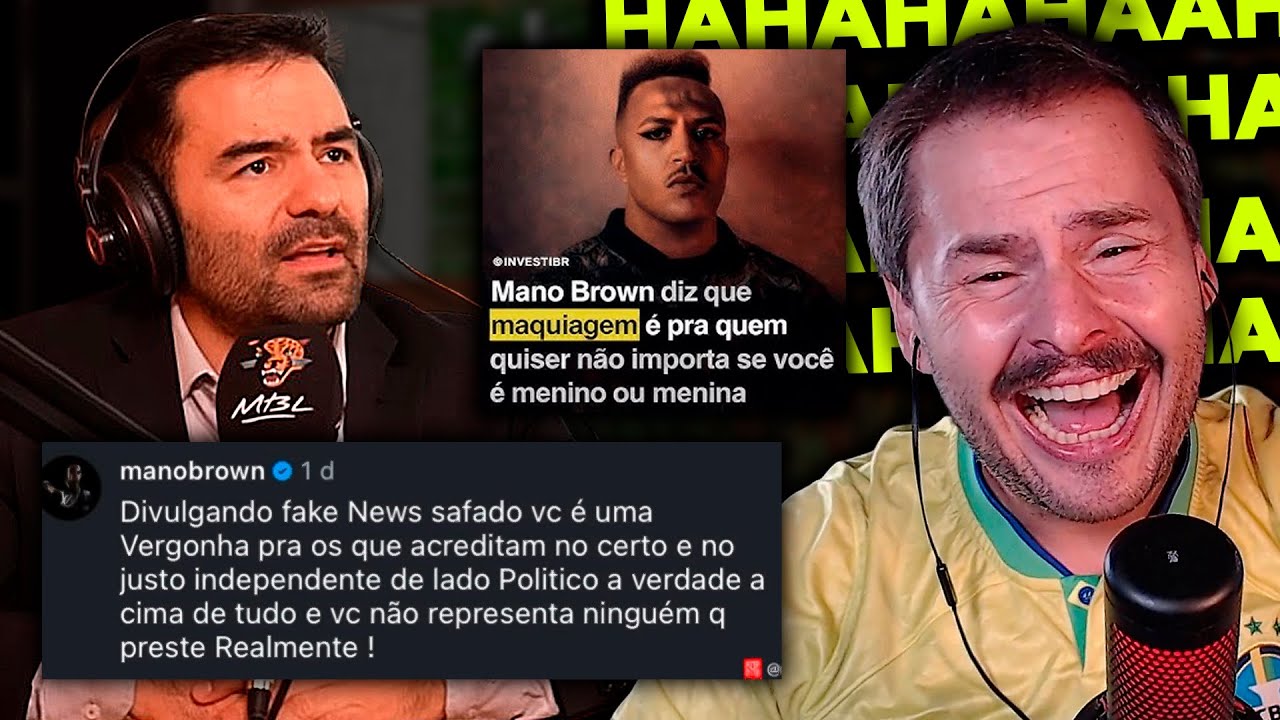 MAM&Atilde;E FALEI CAI EM FAKE NEWS E TOMA ESPORRO KKKK
