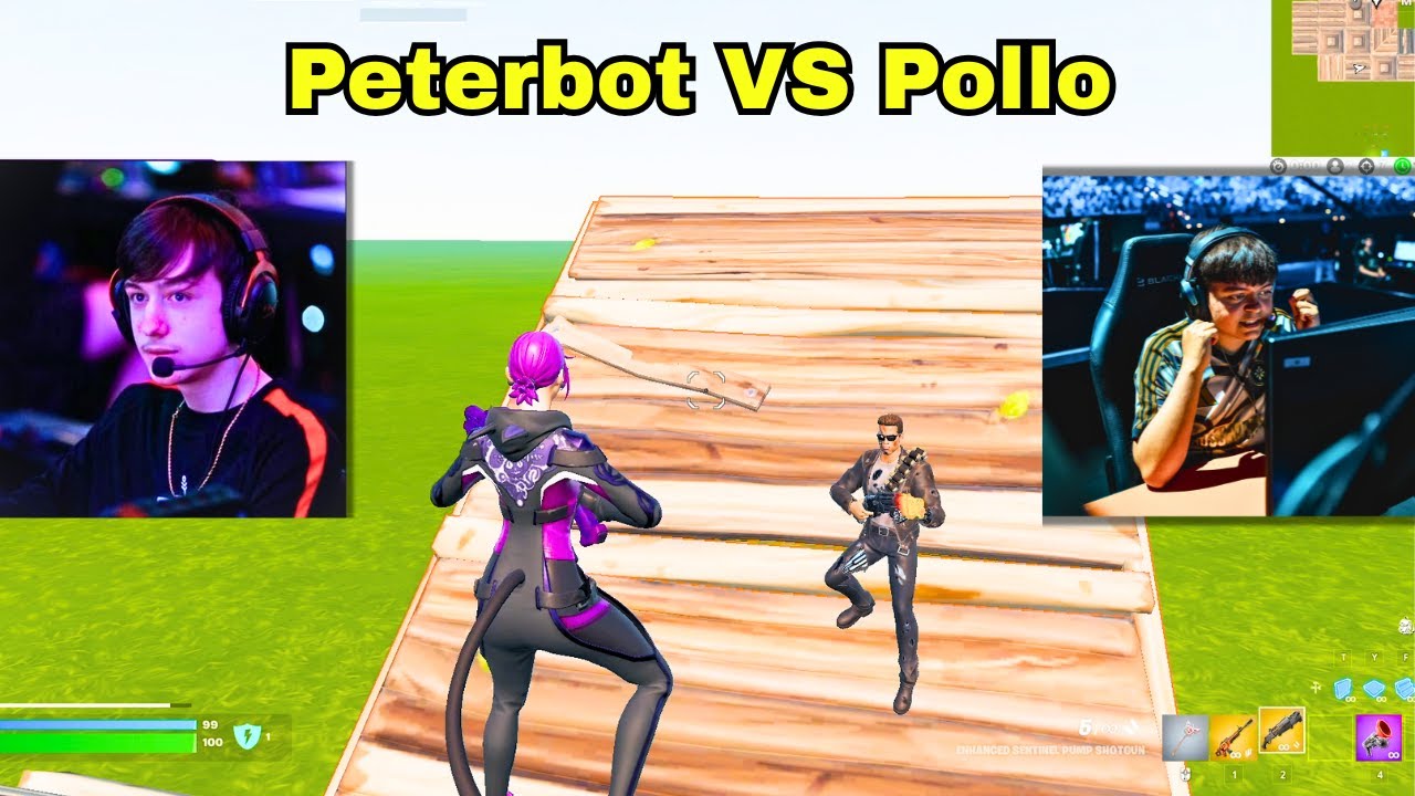 Peterbot VS Pollo 1v1 Buildfights!