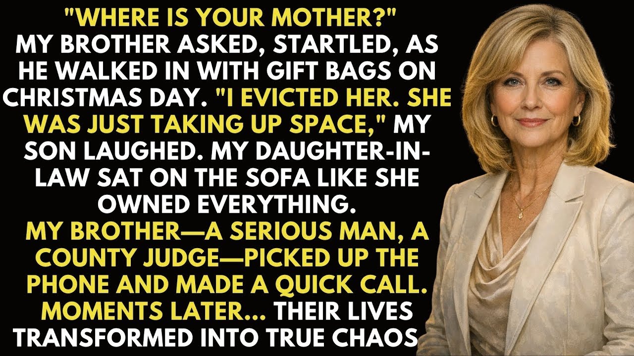 I Evicted Her, My Son Said on Christmas Night.He Didn’t Know the House Was Still Mine.