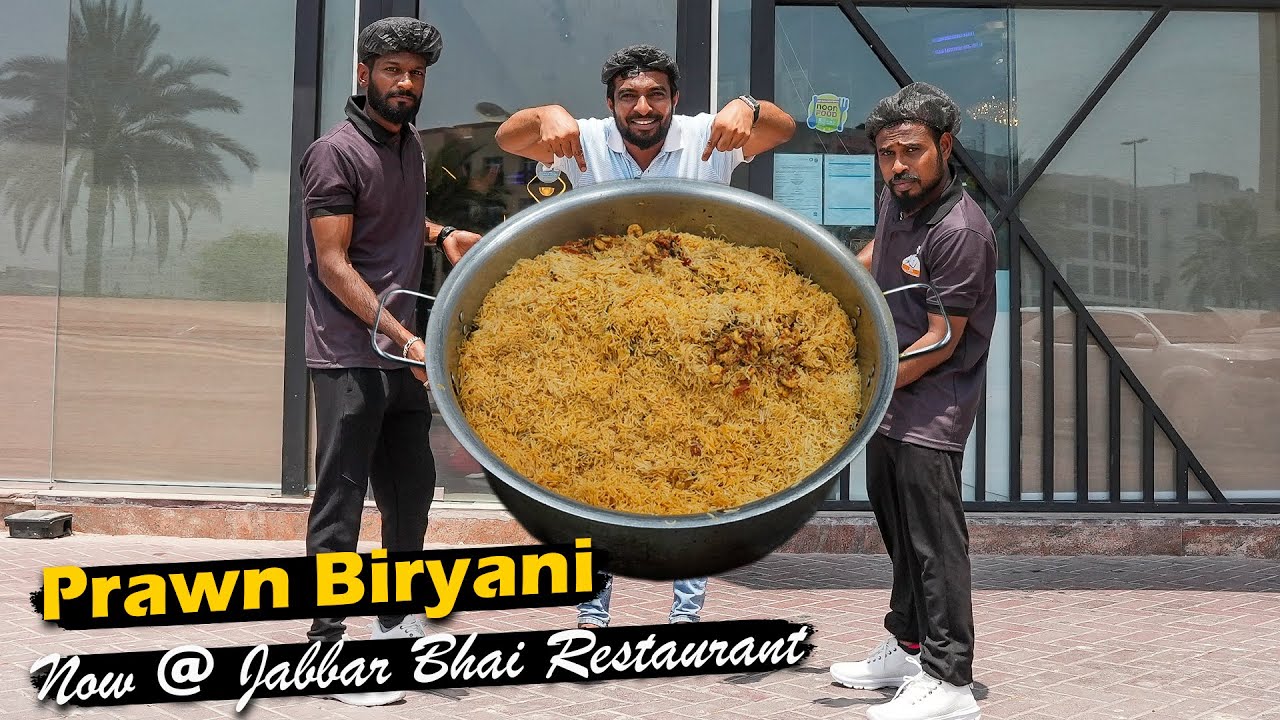Prawn Biryani now @ Jabbar Bhai Restaurant...