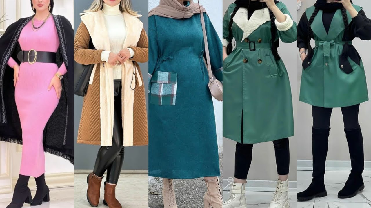 موضةخريف 2023/2024🌟ألبسةنسائيةالمحجبات شتوية أنيقة روعة modest clothing/hijab style/modest fashion