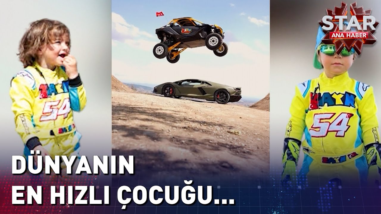 İşte D&uuml;nyanın En Hızlı &Ccedil;ocuğu! 321 KM Hız Yaptı