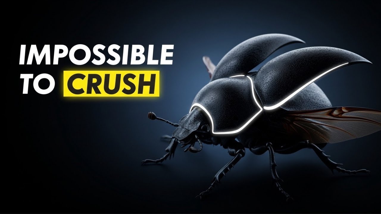 Why can't car tires crush this desert beetle? A beetle that defies all the laws of physics.