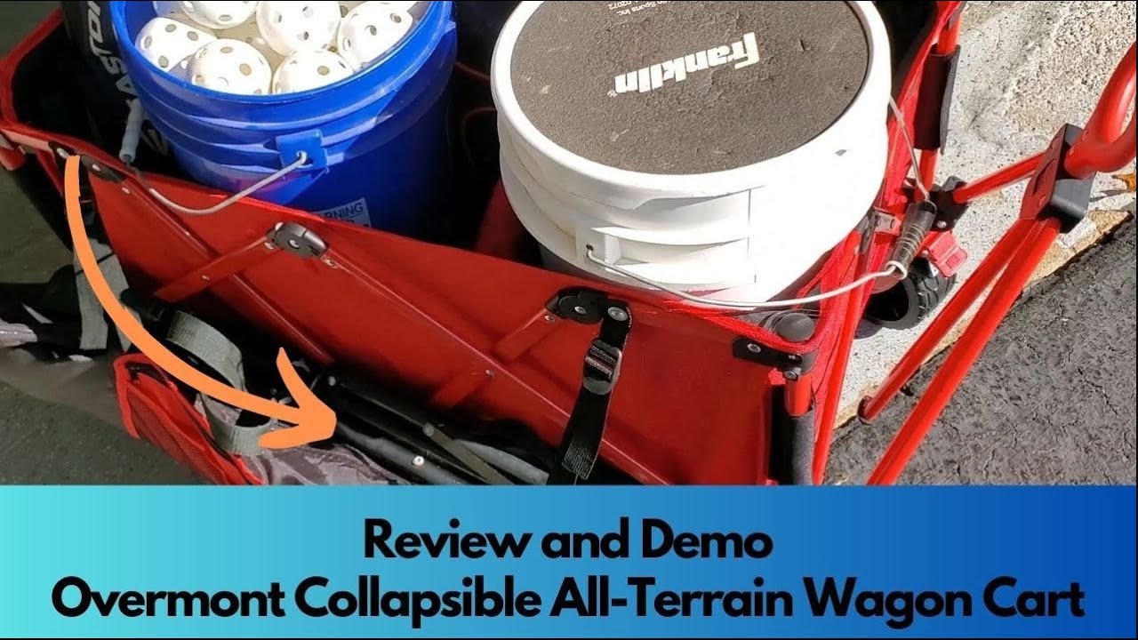 Review and Demo - Overmont Collapsible All Terrain Wagon Cart