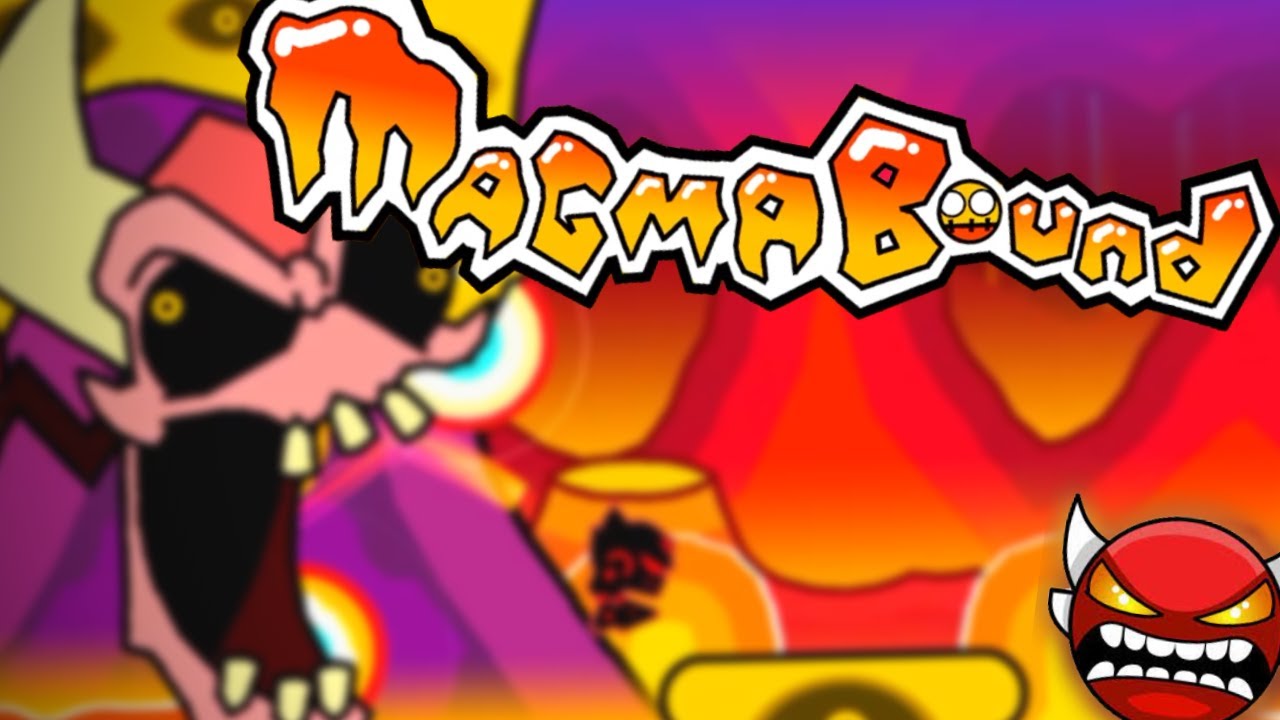 Upean n&auml;k&ouml;inen taso! Magma Bound 100% By SchorchVx (insane demon) | Geometry Dash Suomi