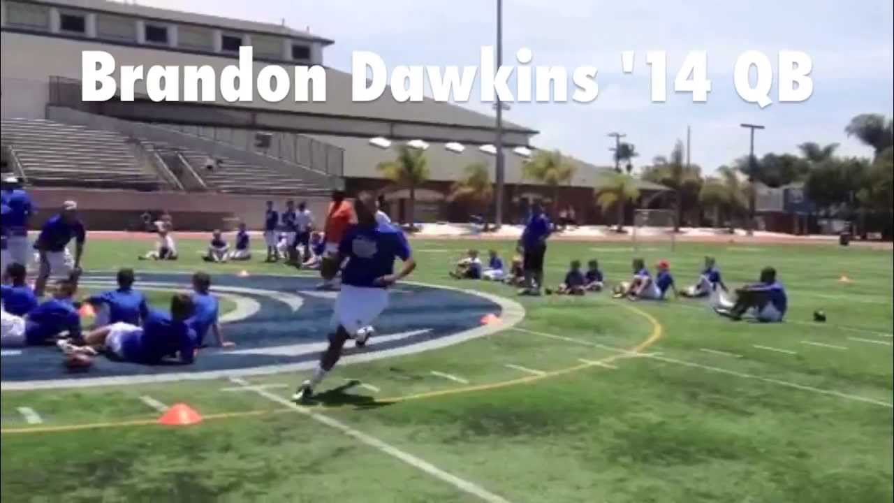 2013 Steve Clarkson Quarterback Retreat (San Diego): Brandon Dawkins, Tate Martell - Obstacle Course