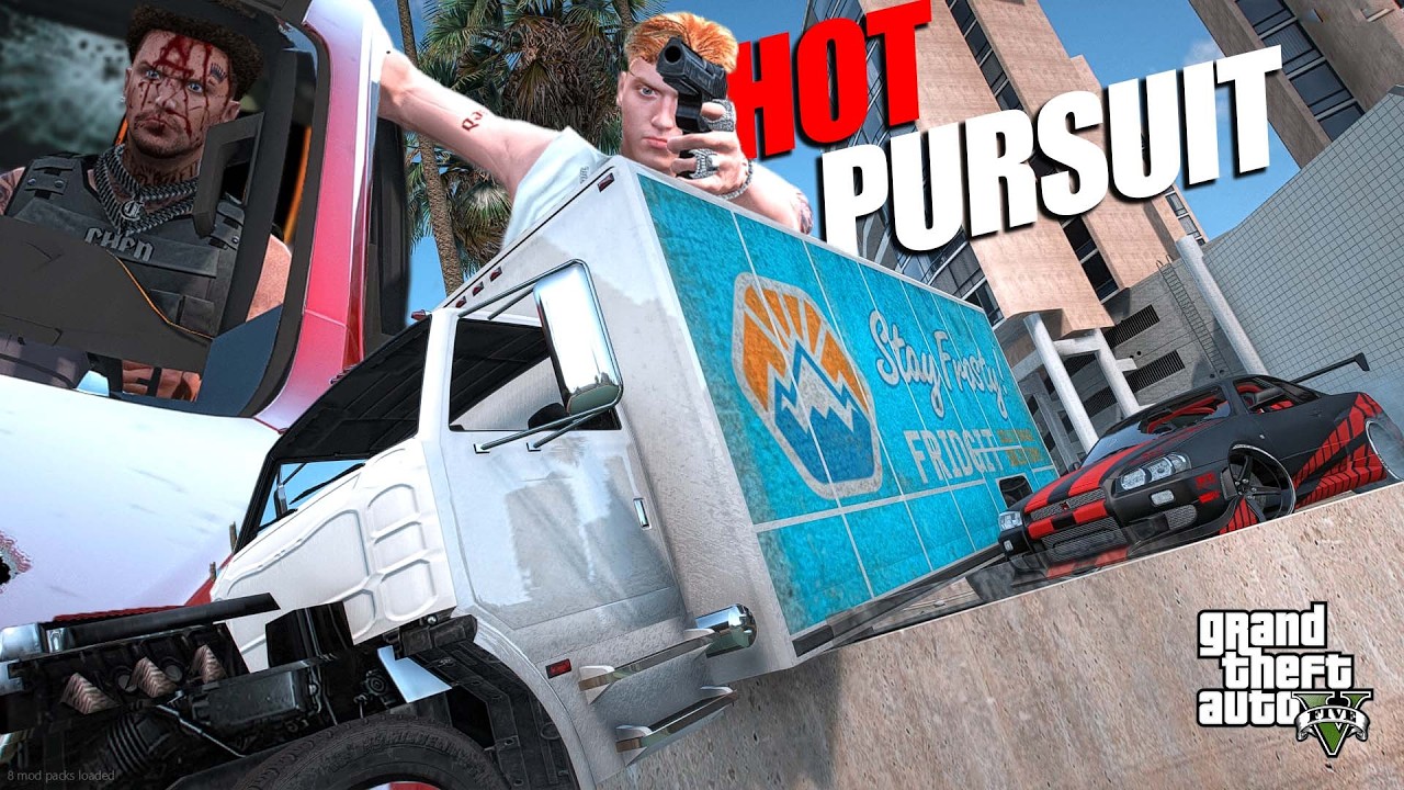 HOT PURSUIT! AKSI CHENT MENGGAGALKAN OPERASI CUCI OTAK WARGA LOS SANTOS!!! -GTA V ROLEPLAY
