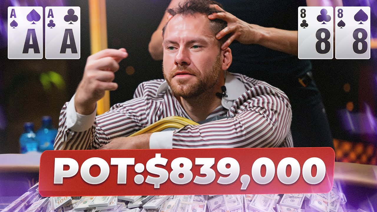 😱QUADS CRIPPLE FULL HOUSE for $839K | High Stakes Poker EP31