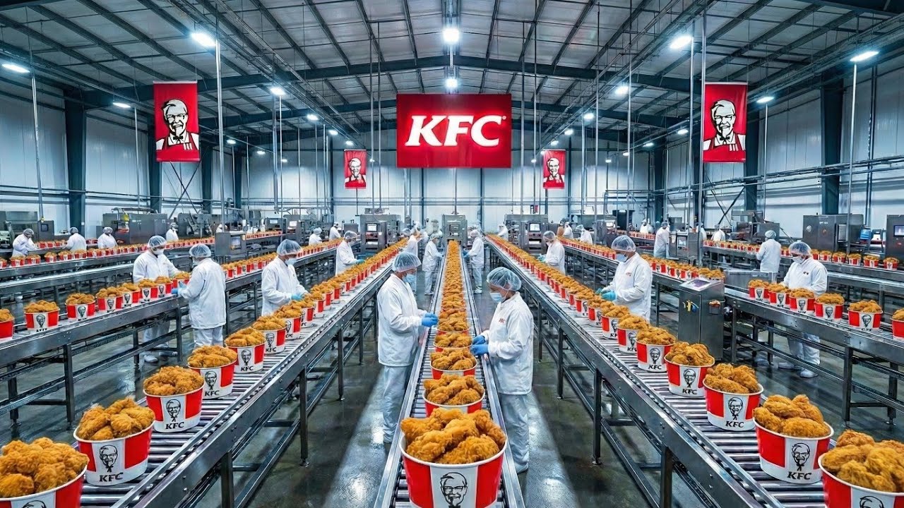 Inside Biggest KFC Factory | How Millions of Chickens Become Crispy Meals