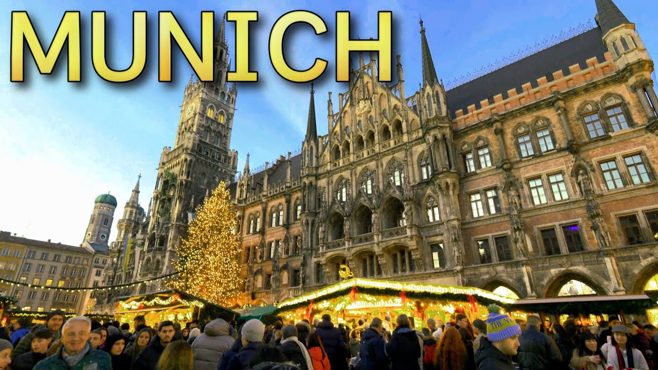 Christkindlmarkt München 2025 - 4K 🎄 Marienplatz walking tour 4K