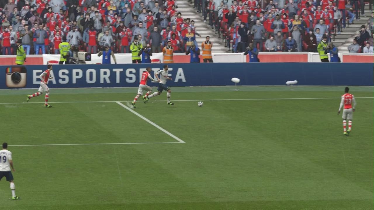 Welbeck halfway line goal on Fifa 15