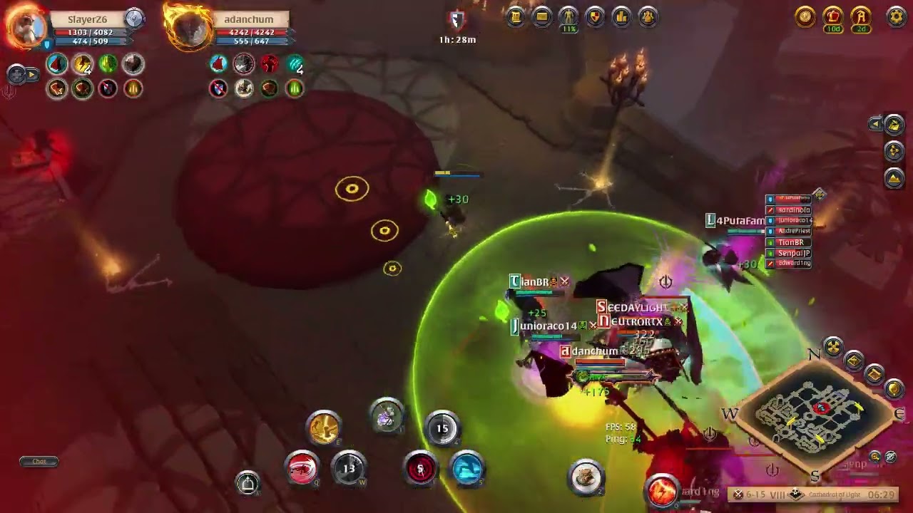 TEAM SARDINOLA (tier 8-7.3) VS TEAM SEEDAYLIGHT (tier 8.3) | STATIC DIVE | ALBION ONLINE
