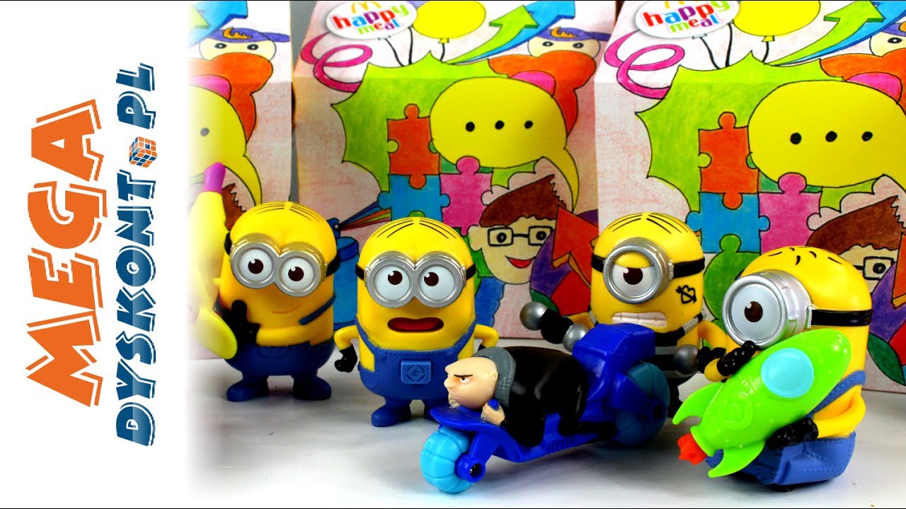 Gru, Dru i Minionki / Despicable Me 3 • Happy Meal • Zabawki z McDonalda