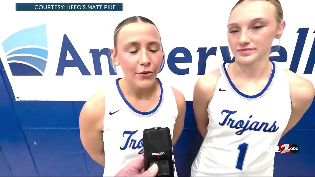 Troy High School girls hoops dominates Goessel in the Class 1A DI Sub State Semifinals