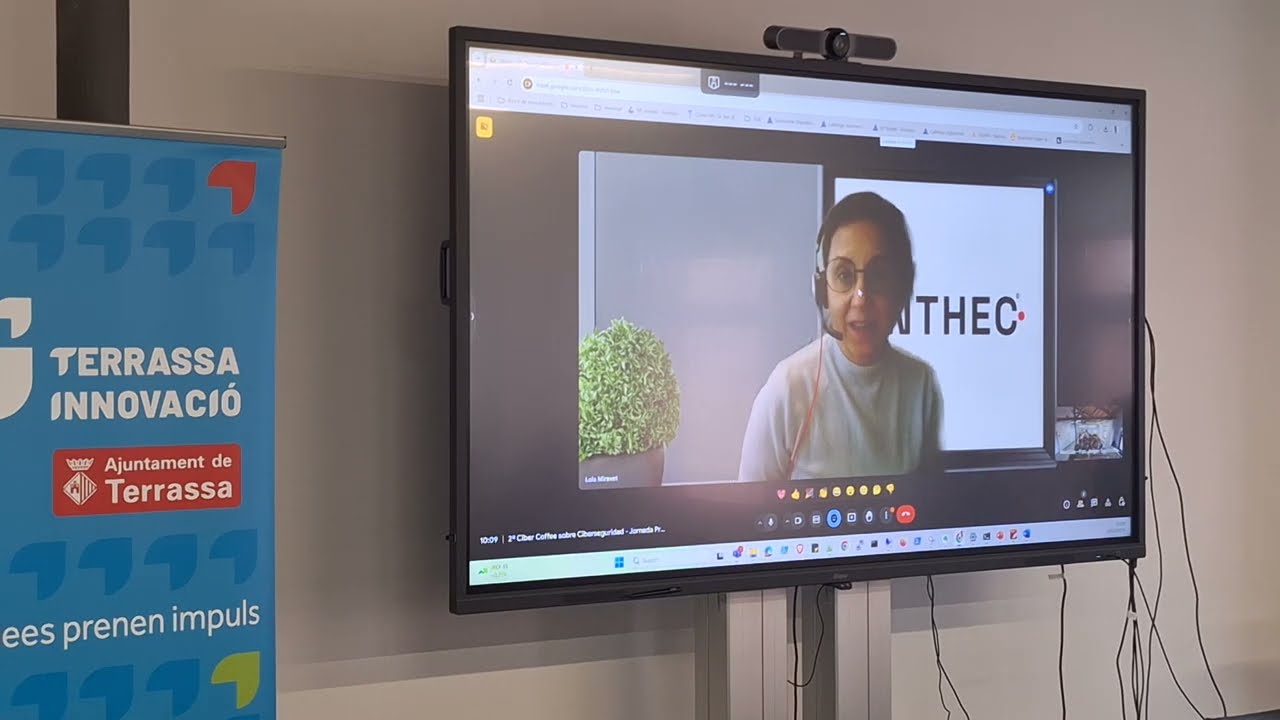 Ponencia Ciberseguridad de Lola Mirabet CMO de Enthec en la jornada Ciberseguridad para pymes