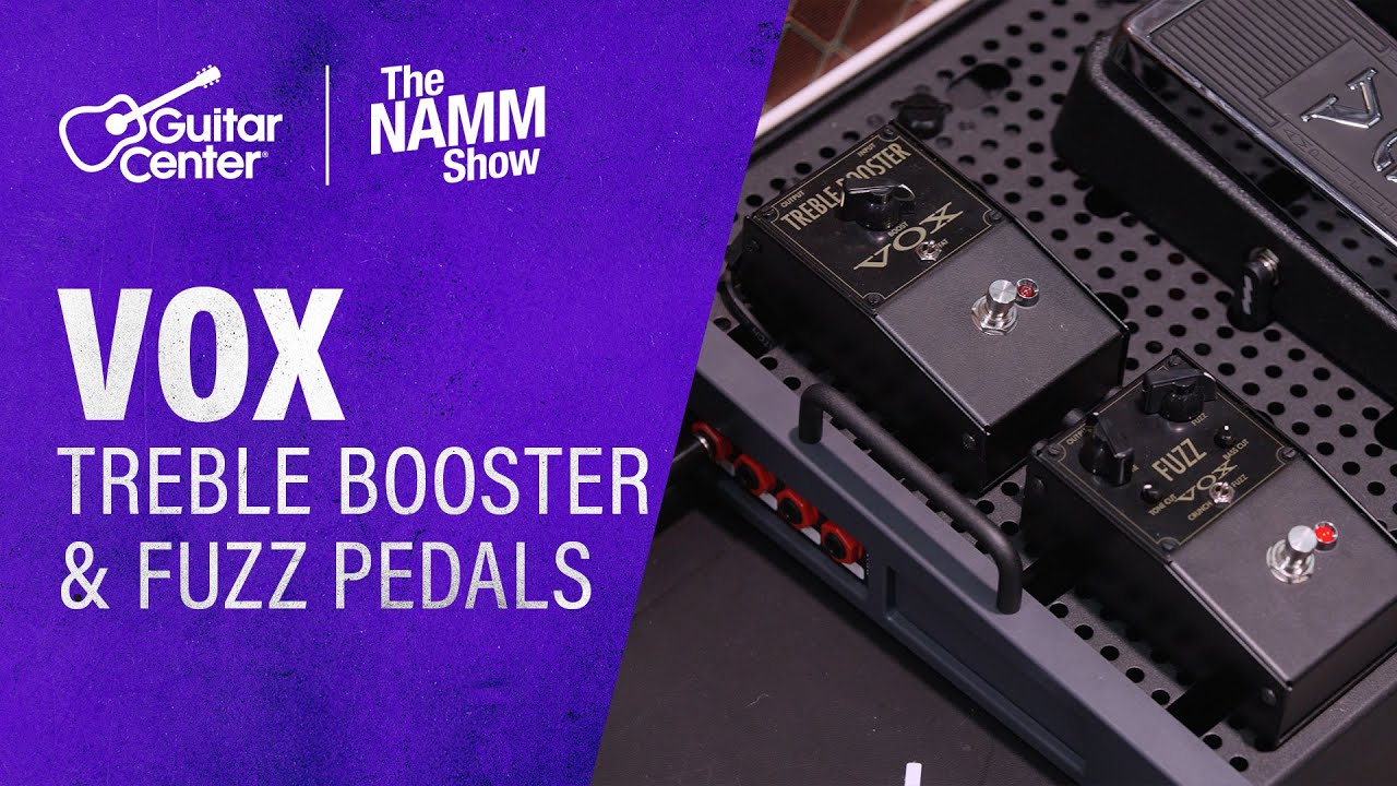 NEW VOX Treble Booster and Fuzz Pedal Overview and Demo | NAMM 2026
