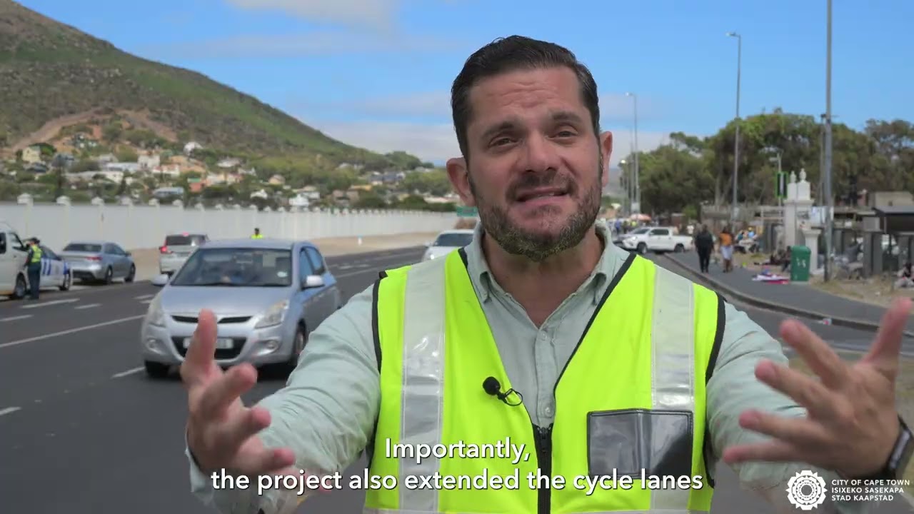 Residents enjoy improved route along upgraded Kommetjie Road