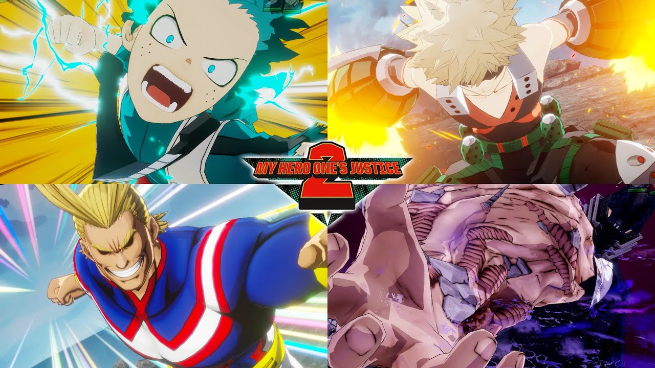 My Hero One's Justice 2 - All Ultimate And Team Ultimate Attacks