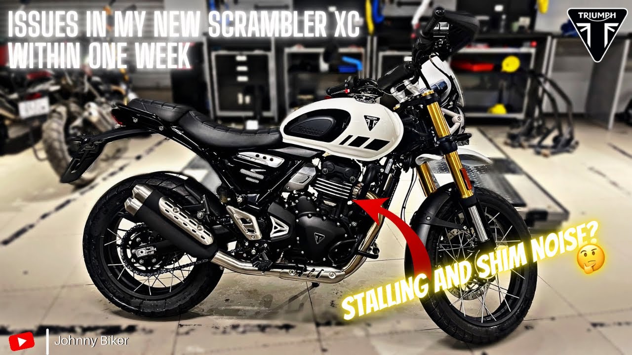 Issue Came in New Triumph Scrambler 400 XC within 100 KM's 😡| | Stalling and Shim Noise in my bike?🤔