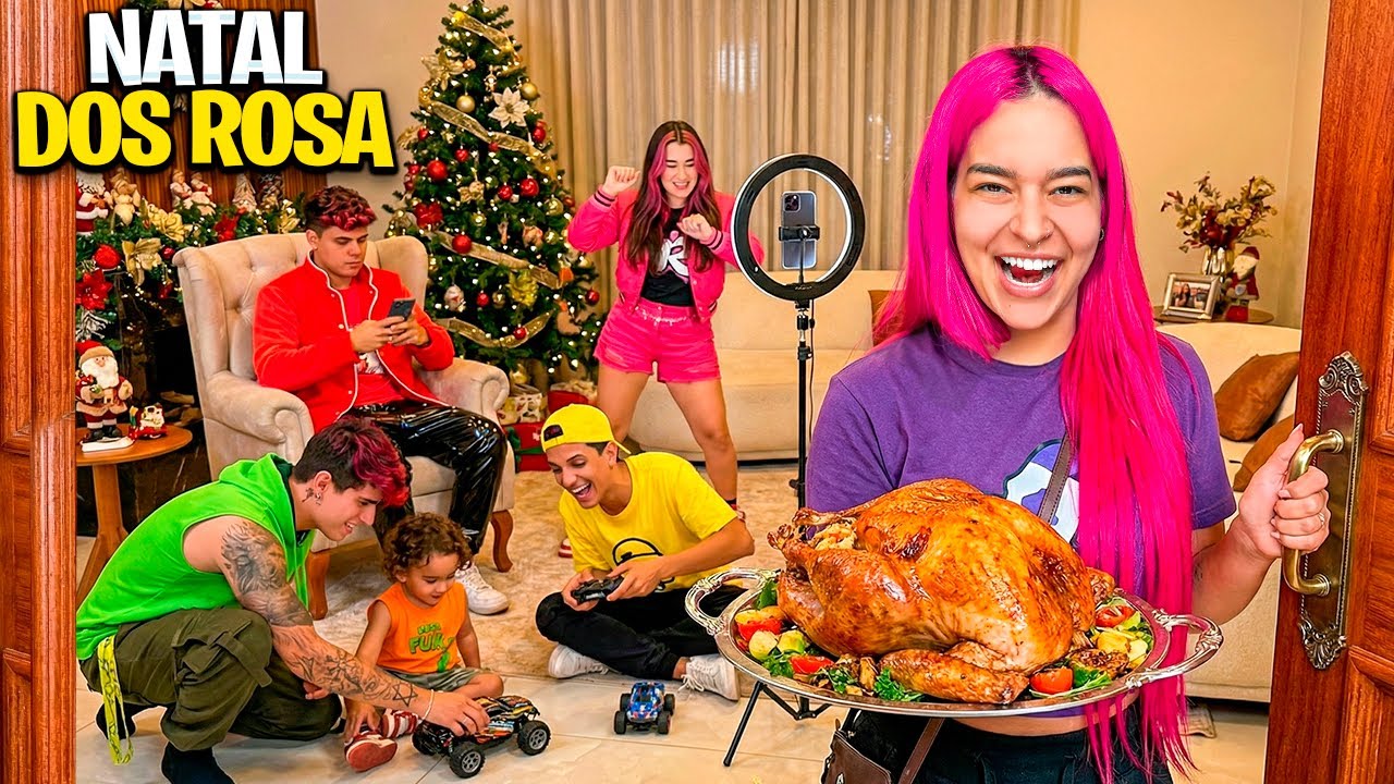 VLOG DE NATAL DOS ROSA *teve briga?