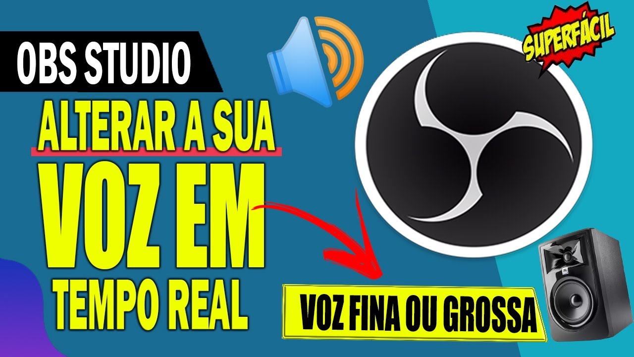 COMO FAZER VOZ FINA OU GROSSA NO OBS STUDIO EM TEMPO REAL