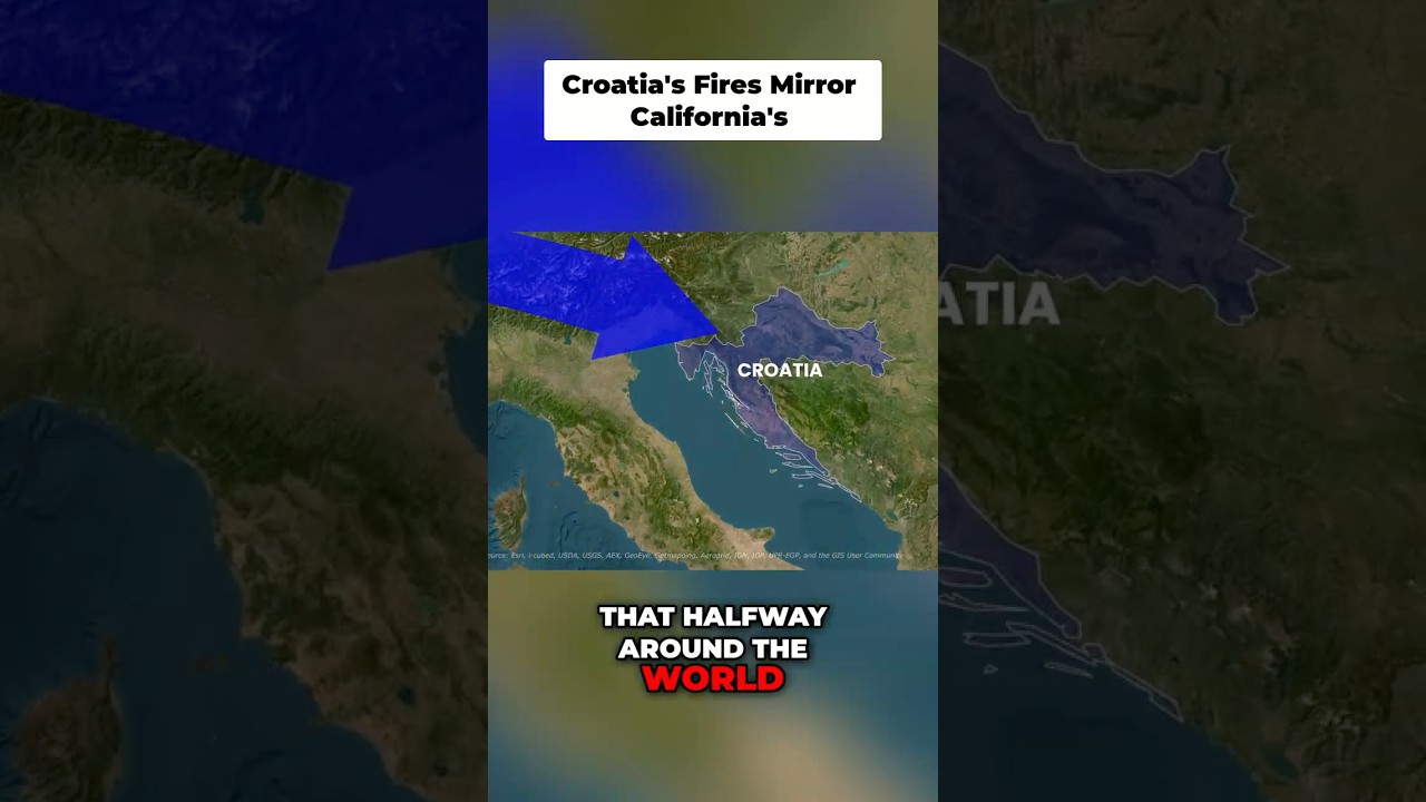 🔥 CROATIA VS CALIFORNIA- Wildfire Similarities. Fire Captain Perspective 🚒 #firefighter #wildfire