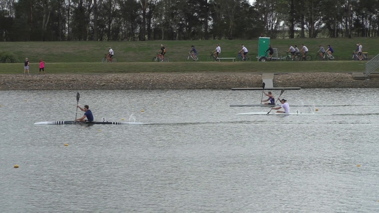 MK1 1000m Final - Simon McTavish Murray Stewart 2018 Australian National Sprint Kayak Championships