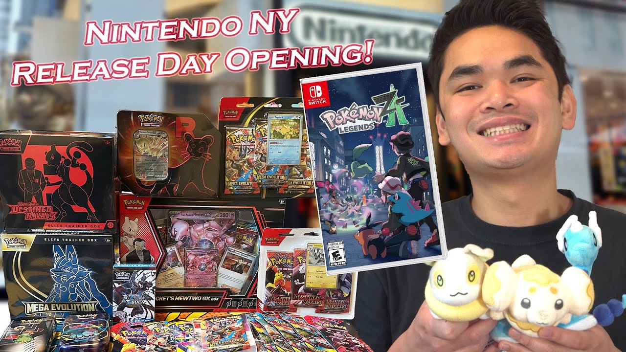 Nintendo NY Legends ZA Release Day Haul!