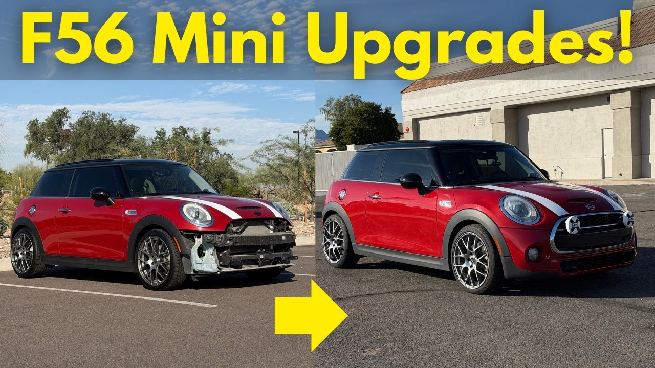 Мой поврежденный Mini Cooper S F56 получит массу улучшений!