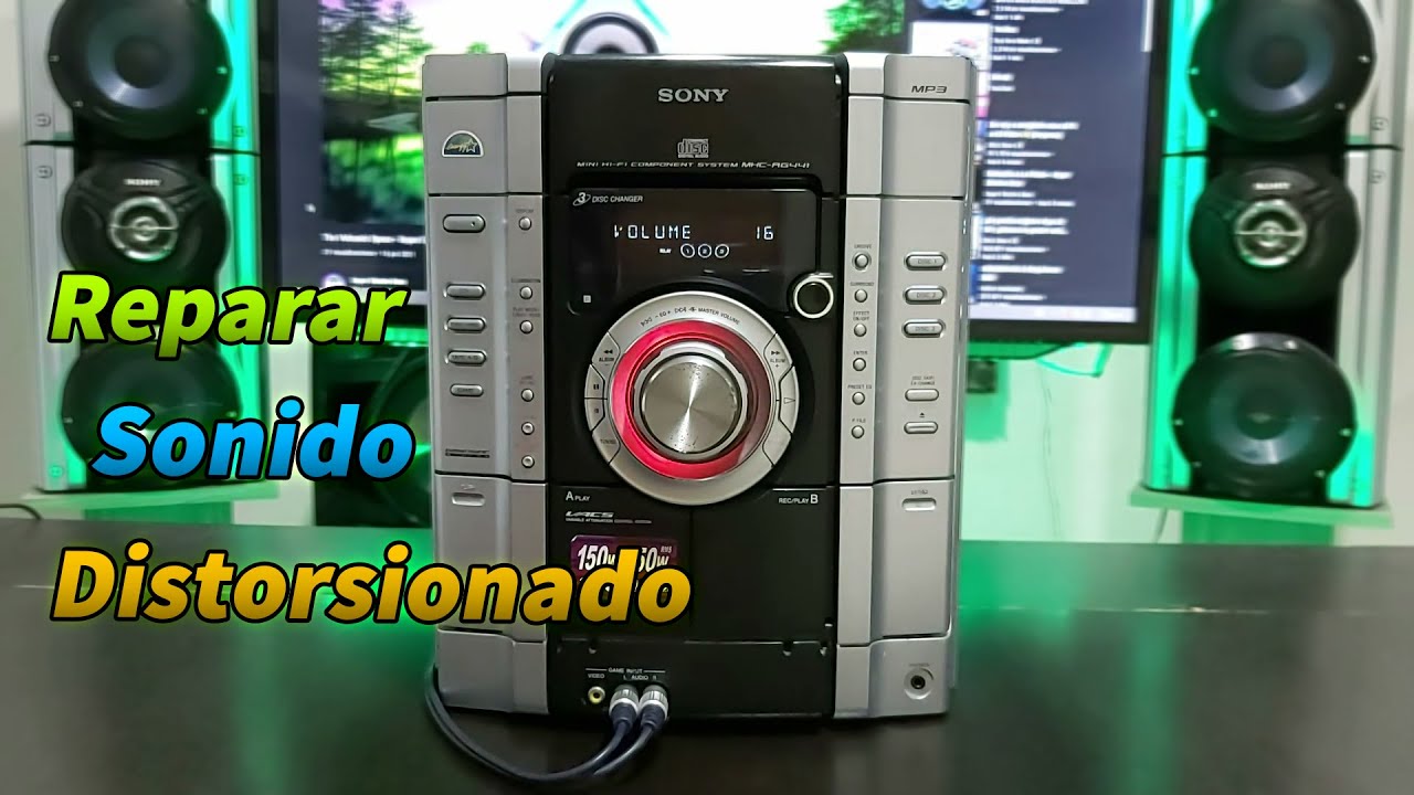 Como Reparar Falla de Distorsión en Equipo de Sonido - Mixter Tutoriales