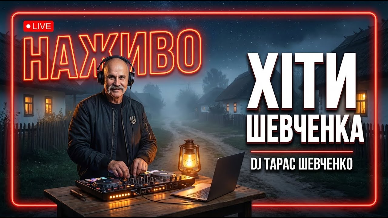 🕊️ Українські Найкращі Пісні • DJ Тарас Шевченко • Атмосфера Присутності • LIVE