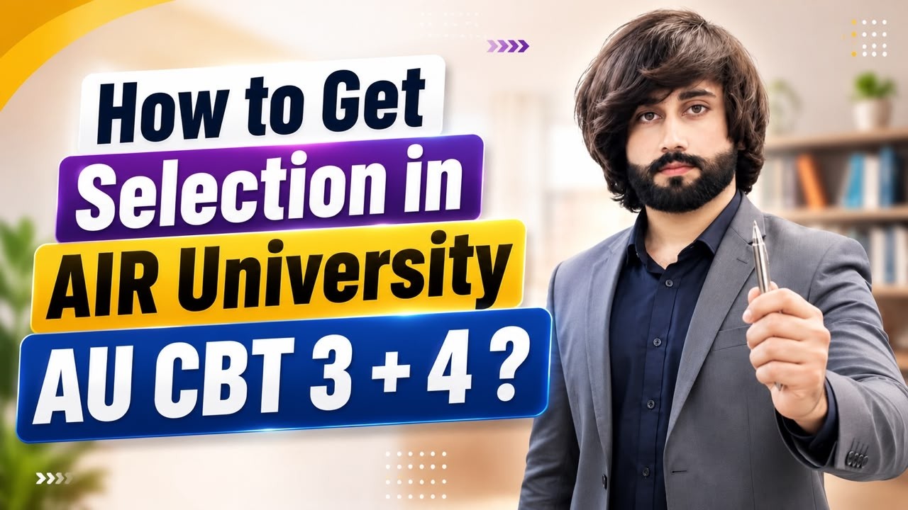 AIR CBT Preparation 2026 I AIR Admission 2026 I AIR University Entry Test Preparation 2026