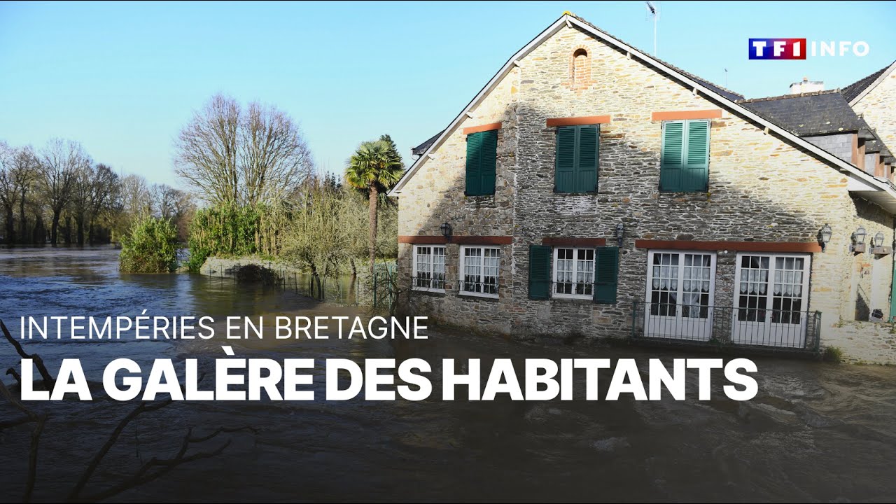 Intempéries en Bretagne : la galère des habitants｜TF1 INFO