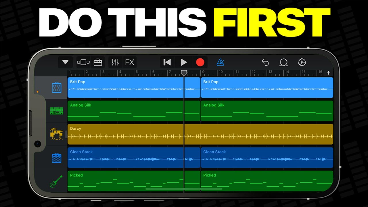 GarageBand для iPhone: сначала сделайте ЭТО