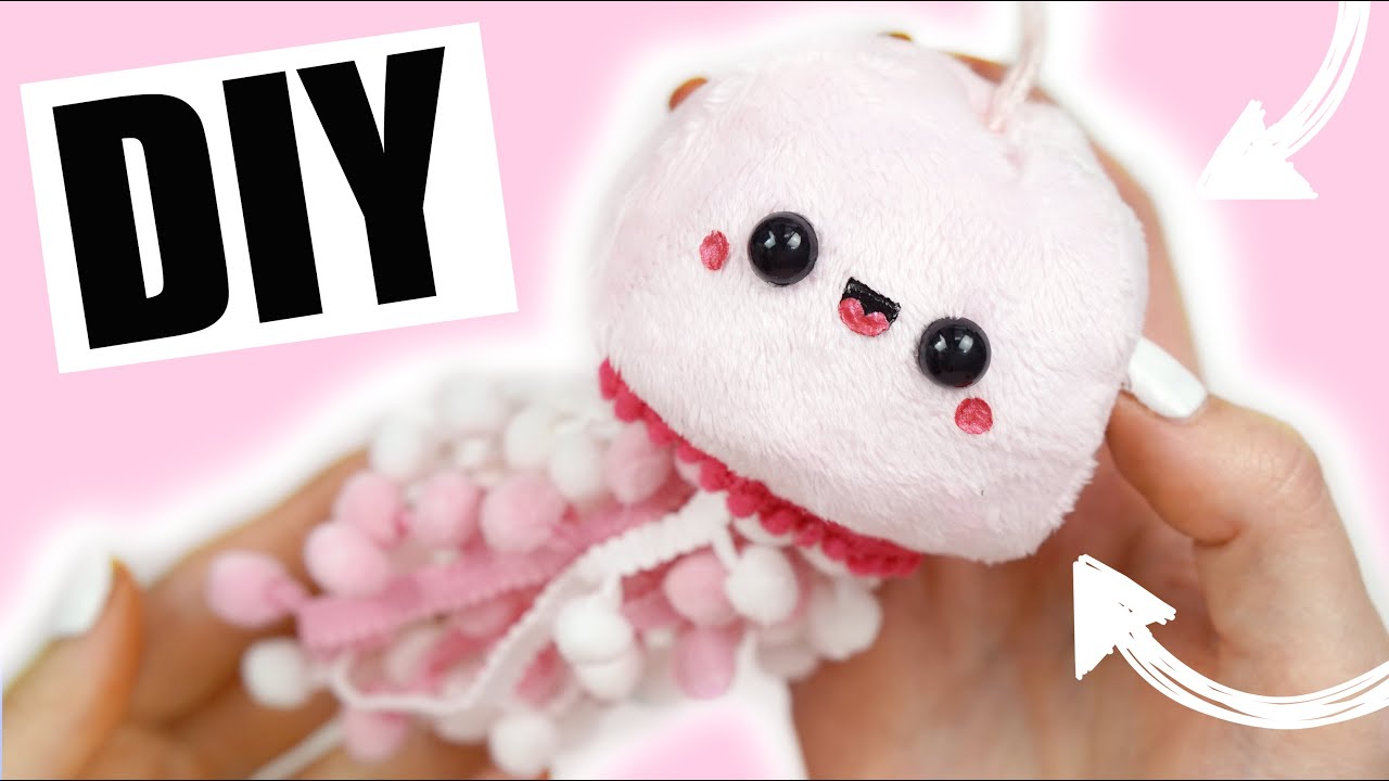DIY kawaii jellyfish plush
