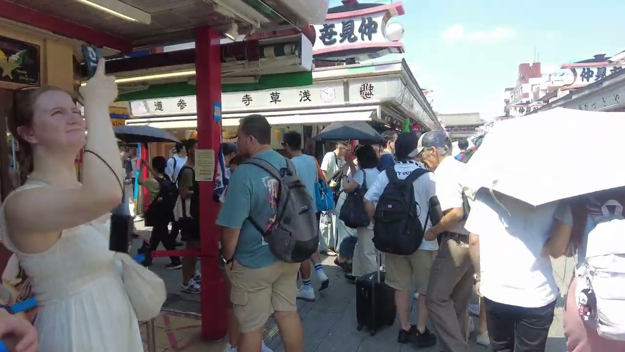 Walking to Sensoji Temple | Exploring Tokyo