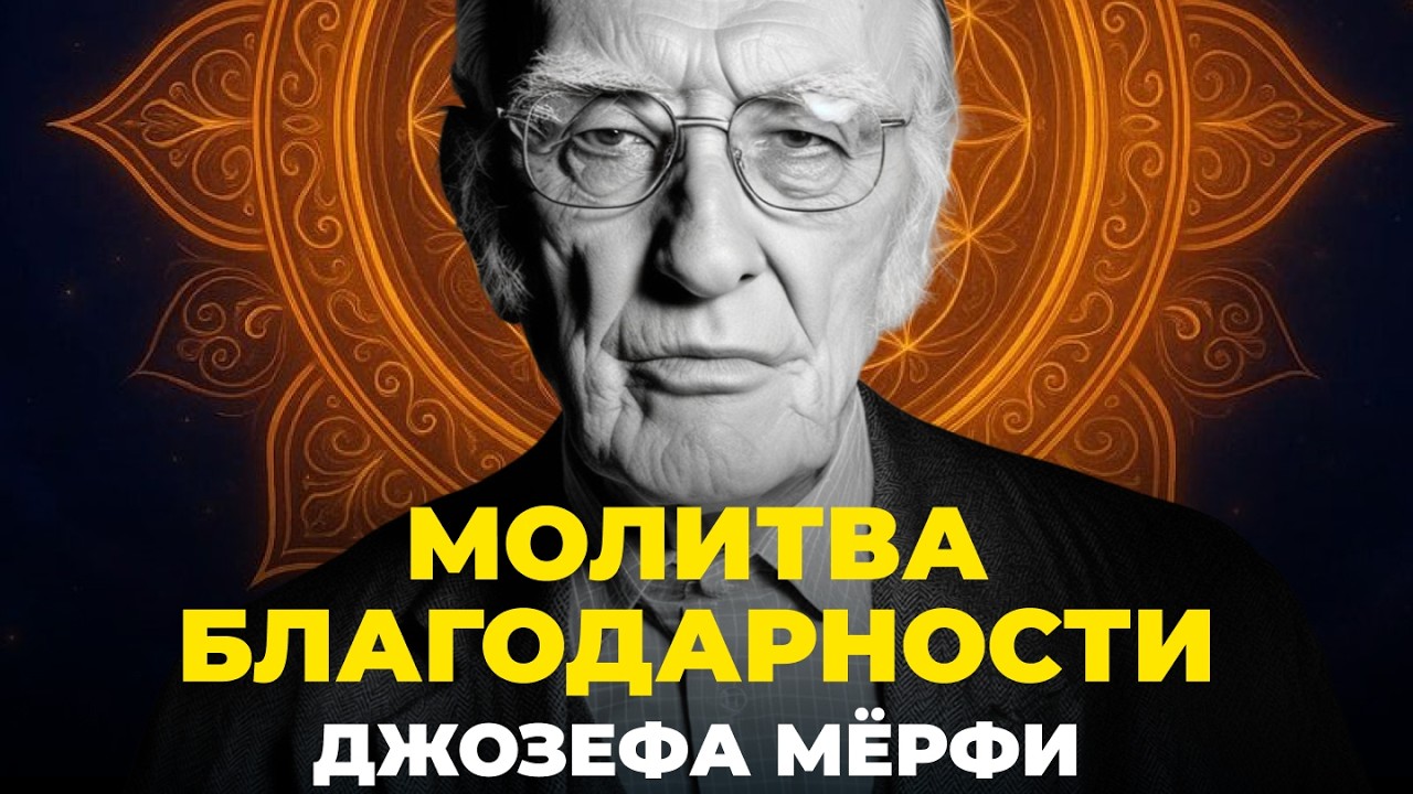 В ЭТО ТРУДНО ПОВЕРИТЬ! МОЩНАЯ МОЛИТВА, Которая Творит Чудеса! Молитва Благодарности Джозефа Мерфи