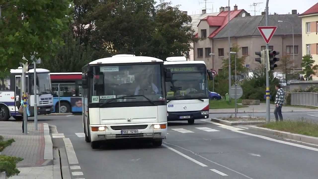Provoz městských a linkových autobusů v Mladé Boleslavi