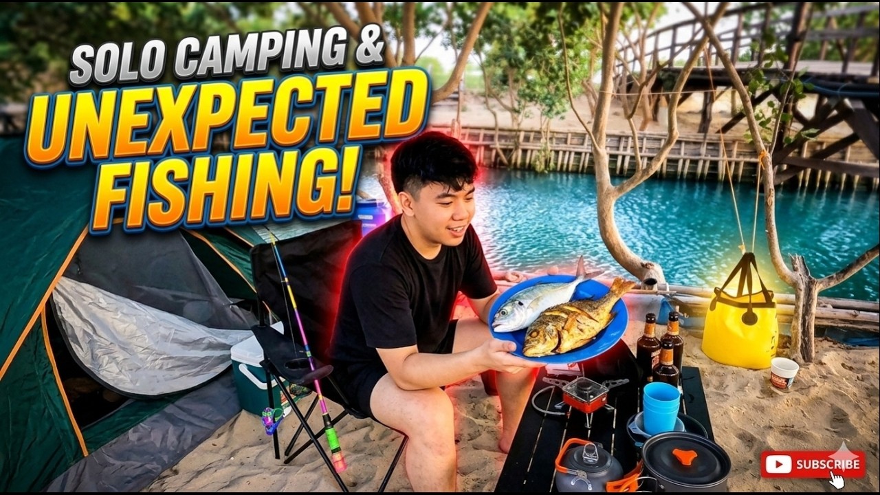 SOLO CAMPING AND FISHING SA BEACH | MANUEL UY BEACH RESORT