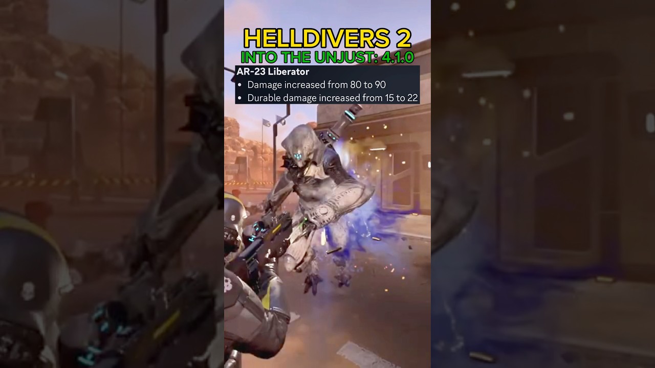AR-23 Liberator: улучшение после патча 4.1.0 &mdash; Helldivers 2