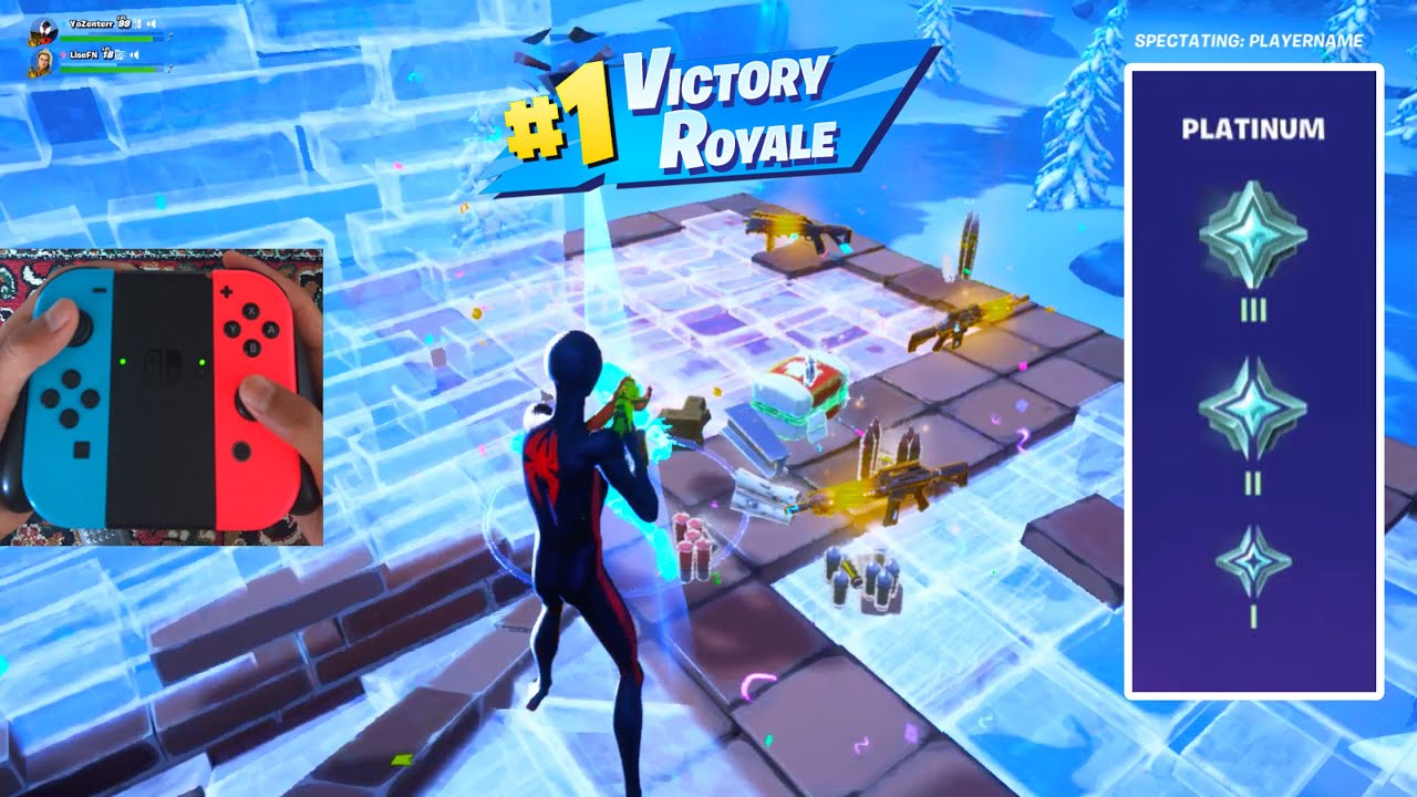 Fortnite Nintendo Switch Ranked Gameplay!